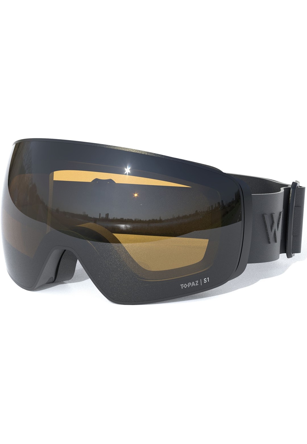 W254010/1001 WHISTLER MORZINE TOPAZ V SKI GOGGLE W/ MAGNETIC INTERCHANGEABLE LENS - Uniwersalne gogle narciarskie