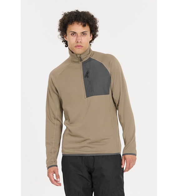 W243248/3040 WHISTLER HELGE M HALF ZIP MIDLAYER - Męska Bluza Zamek 1/2