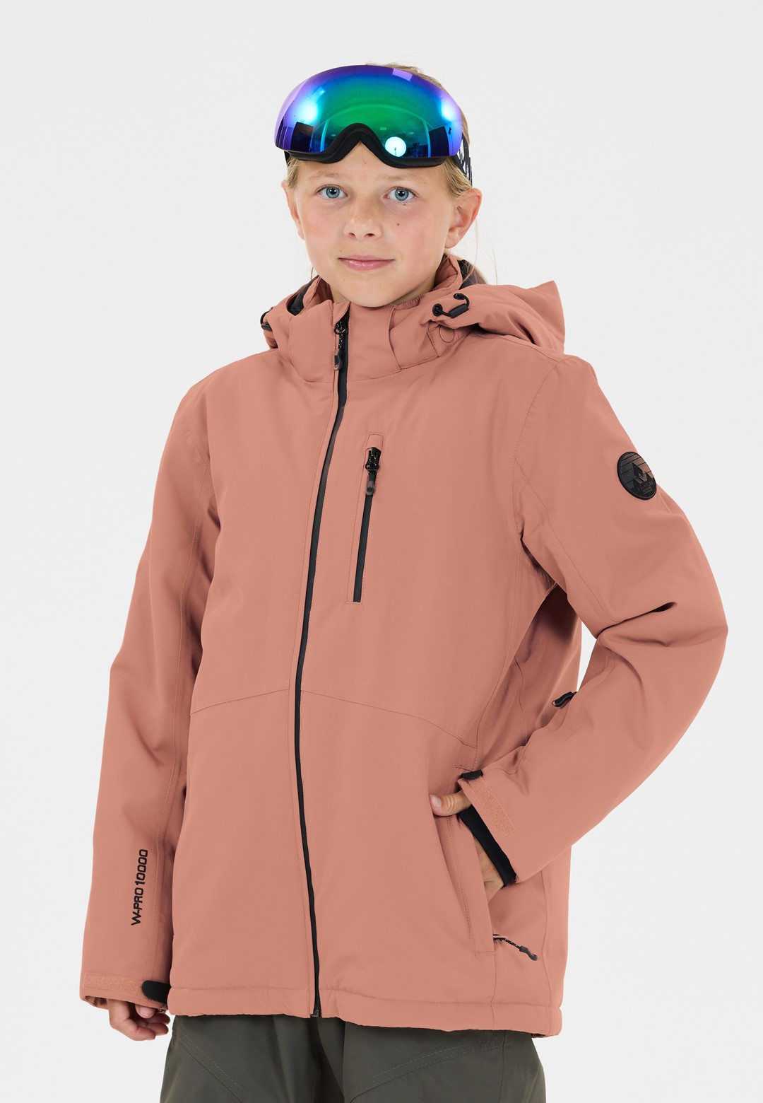 W233297/1109 WHISTLER DRIZZLE JR SKI JACKET W-PRO 10000 - Dziecięca kurtka
