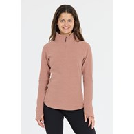 W243208/1109 WHISTLER KAJSA W HALF ZIP MIDLAYER - Damska koszulka z suwakiem
