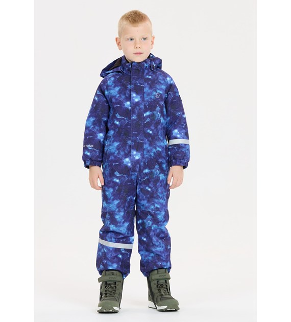 Z213005/2047 ZIGZAG TOWER PRINTED COVERALL W-PRO 10000 - Dziecięcy Kombinezon