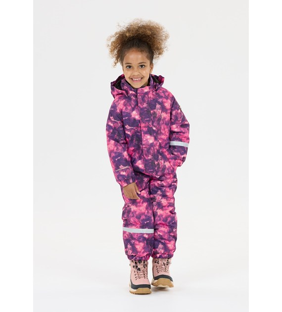 Z213005/4078 ZIGZAG TOWER PRINTED COVERALL W-PRO 10000 - Dziecięcy Kombinezon