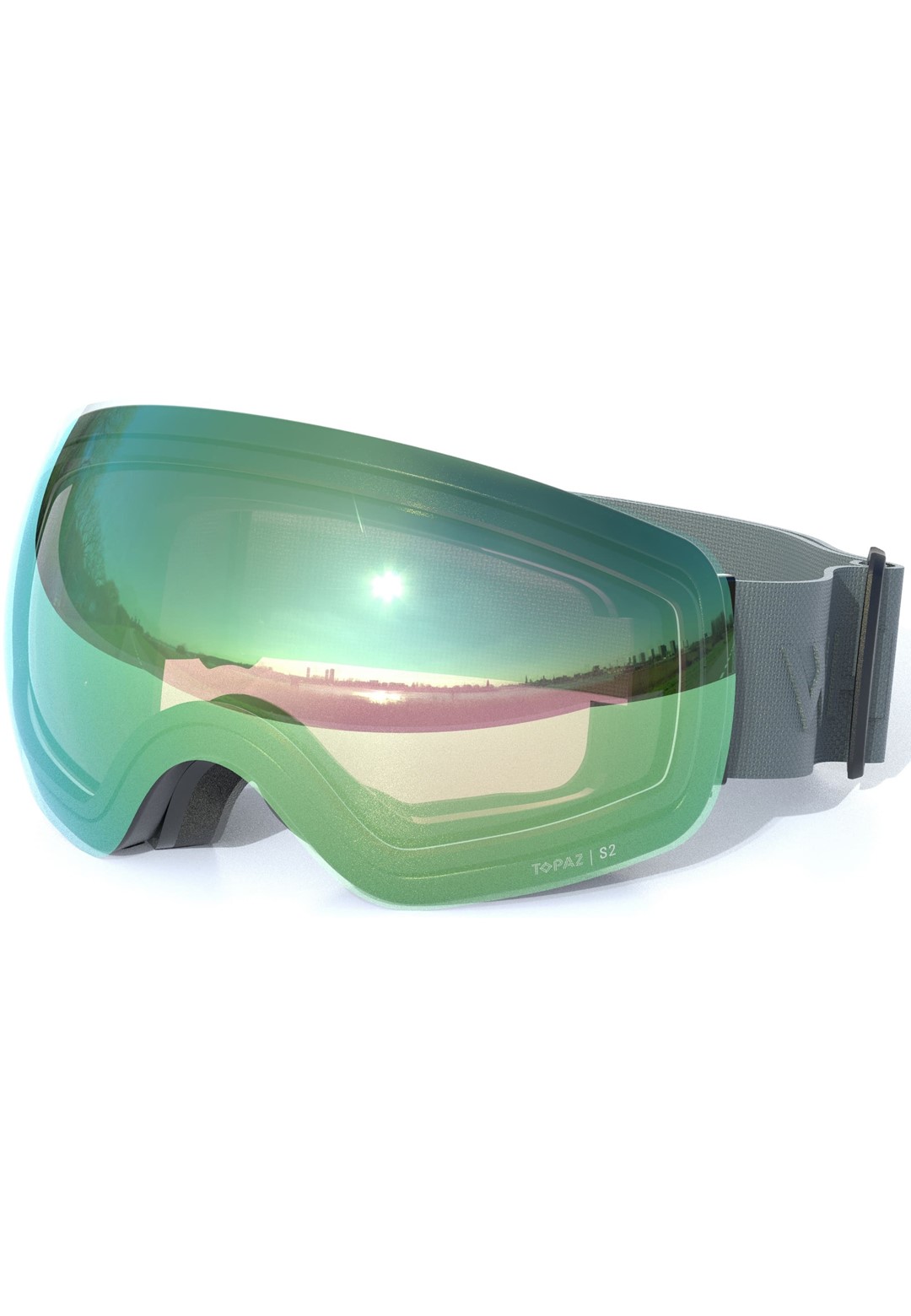 W254012/3164R Rainforest WHISTLER MORGINS TOPAZ III SPHERICAL SKI GOGGLE - Gogle narciarskie