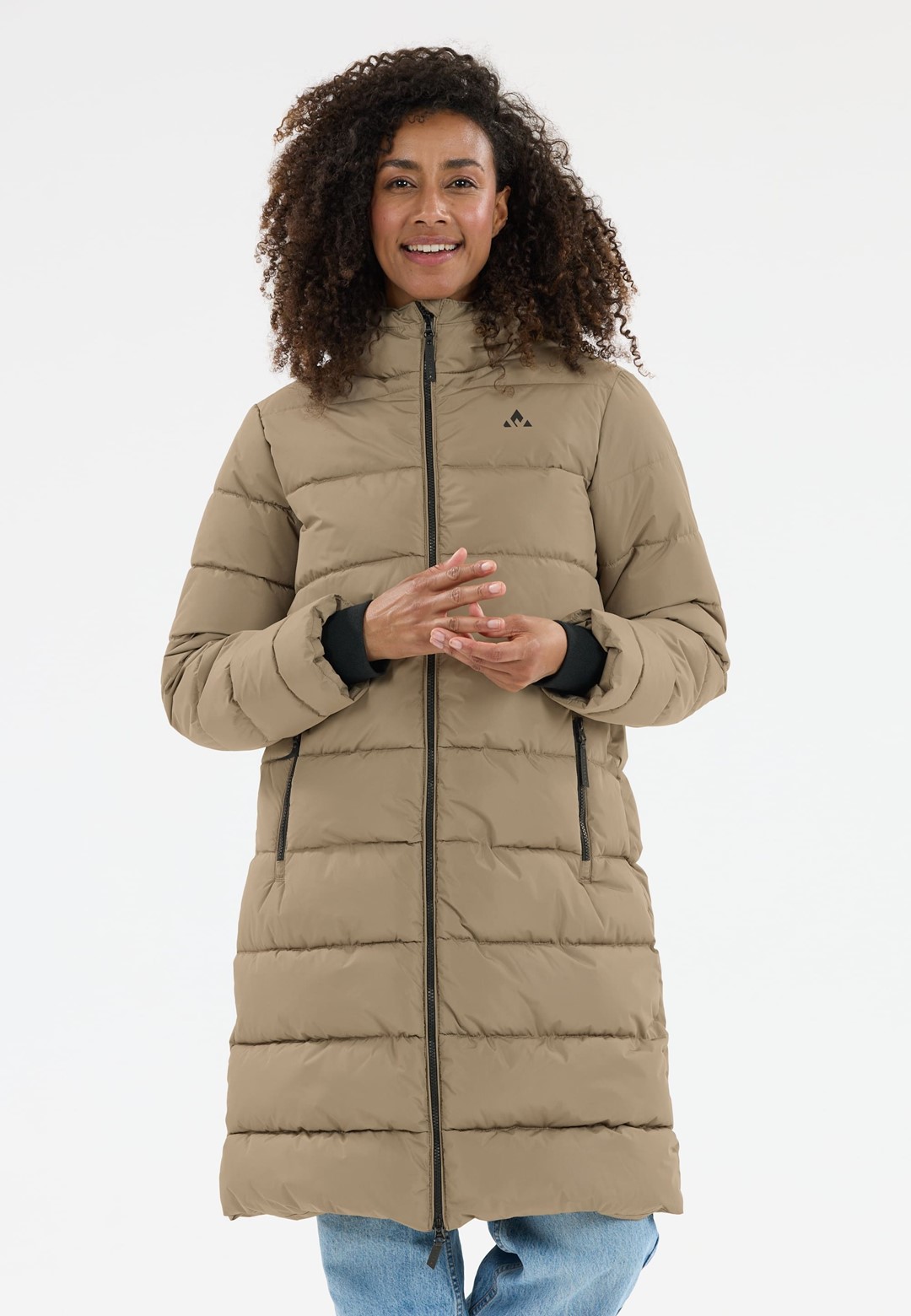 W234603/3040 WHISTLER AMARET W LONG PUFFER JACKET - Damska Kurtka puchowa