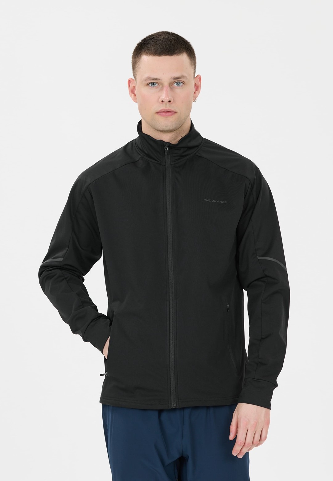 E243872/1001 ENDURANCE ARIES M XCS WINDBLOCK JACKET - Męska kurtka