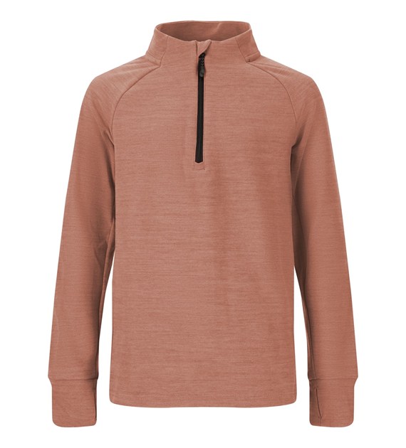 W244119/1109 WHISTLER KAJSA JR. HALF ZIP MIDLAYER - Dziecięca bluza trekingowa