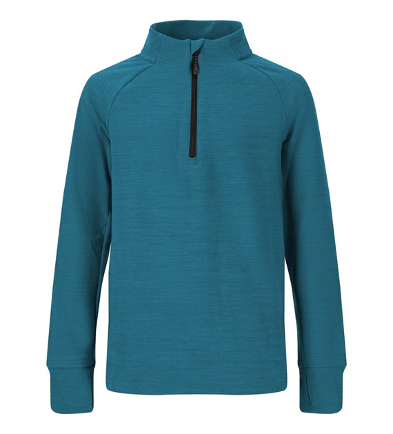 W244119/2275 WHISTLER KAJSA JR. HALF ZIP MIDLAYER - Dziecięca bluza trekingowa