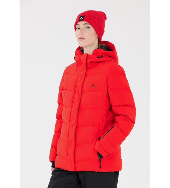 W253187/4367 WHISTLER CHENO W PUFFER SKI JACKET - Damska kurtka narciarska