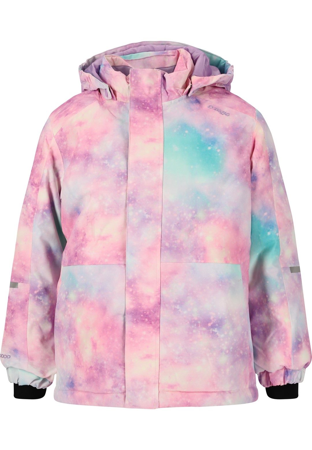 Z243047/4040 ZIGZAG SKITTER PRINTED SKI JACKET - Dziecięca kurtka