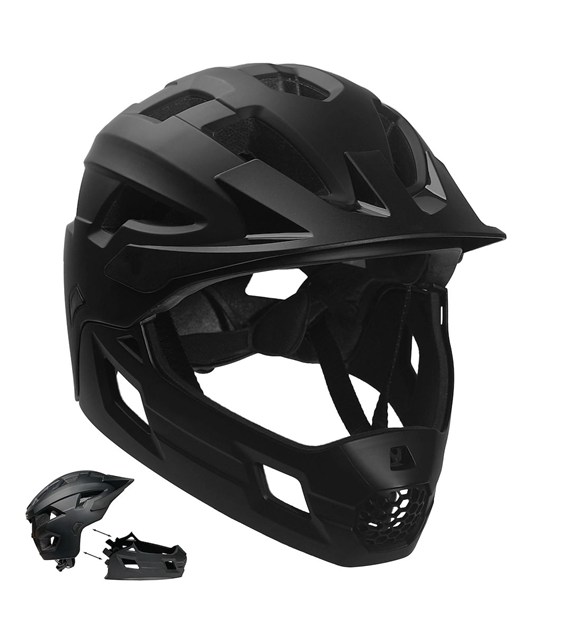 CS240480/1001 CRAZY SAFETY TITAN FULLFACE BICYCLE HELMET - Kask rowerowy