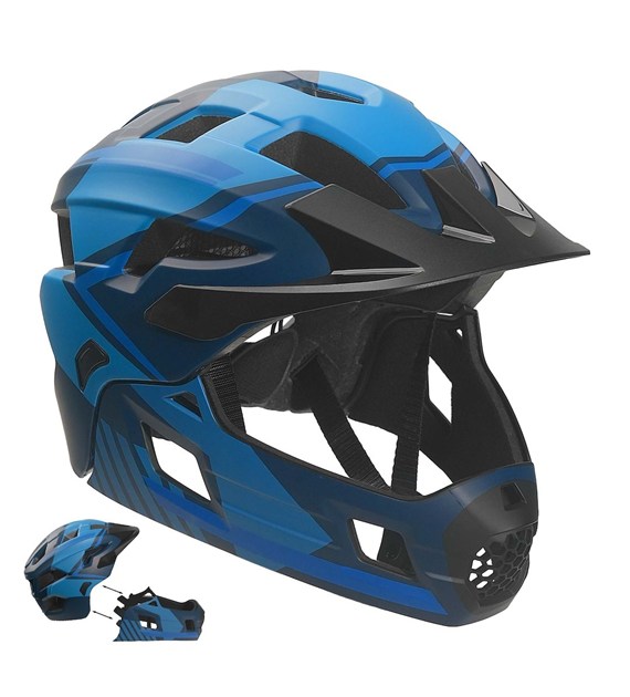 CS240480/0136 CRAZY SAFETY TITAN FULLFACE BICYCLE HELMET - Kask rowerowy