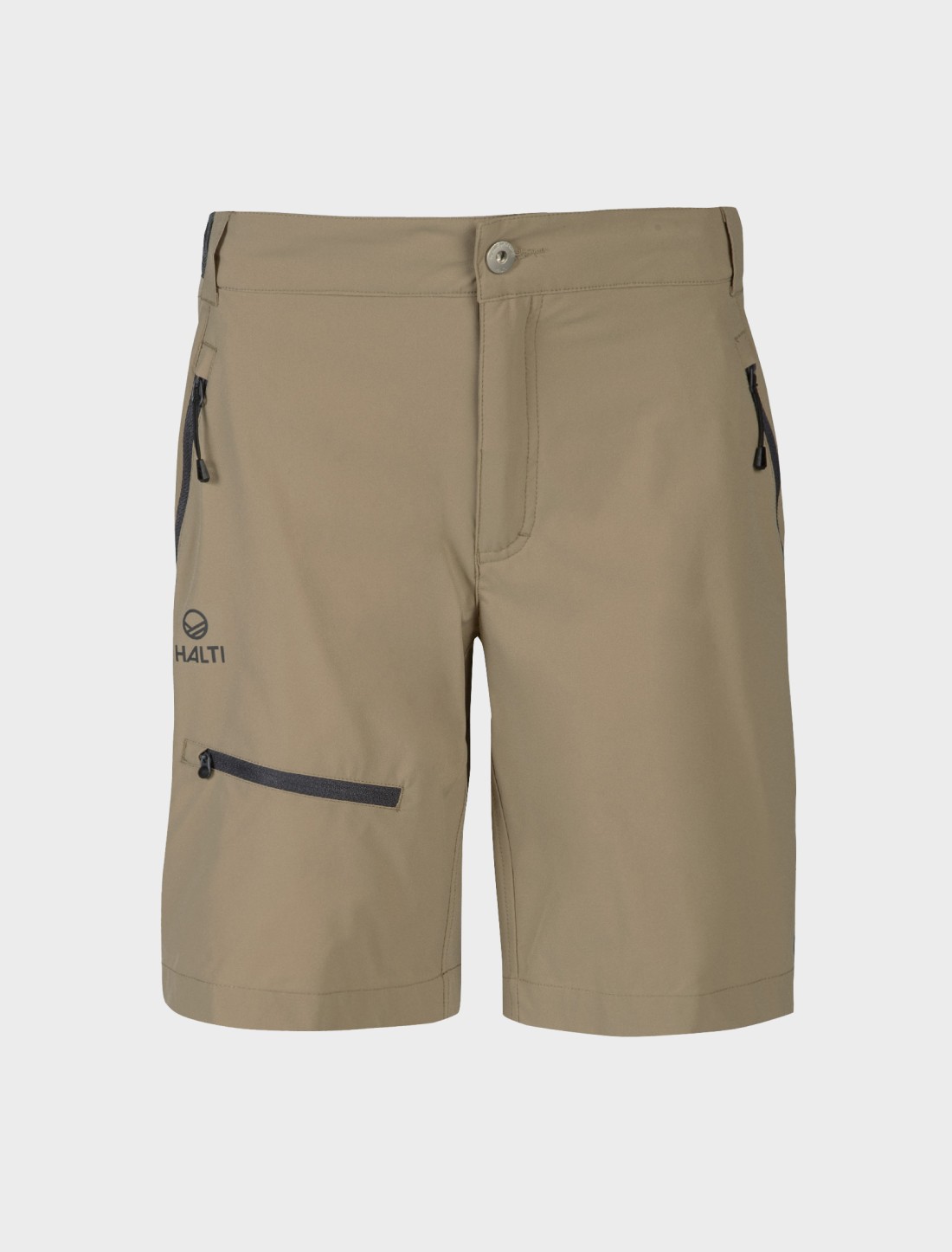 H064-0380/V05 KELP BEIGE HALTI PALLAS W X-STRETCH LITE SHORTS - Damskie Spodenki