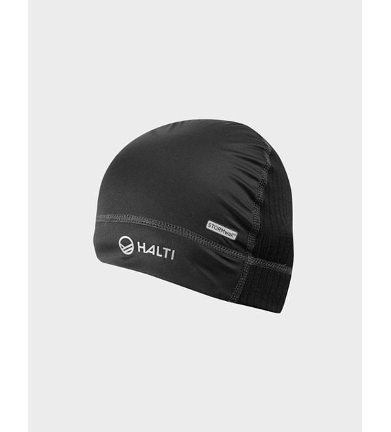 H080-1149/P99 BLACK HALTI AVION WINDY BEANIE - Czapka Windstopper