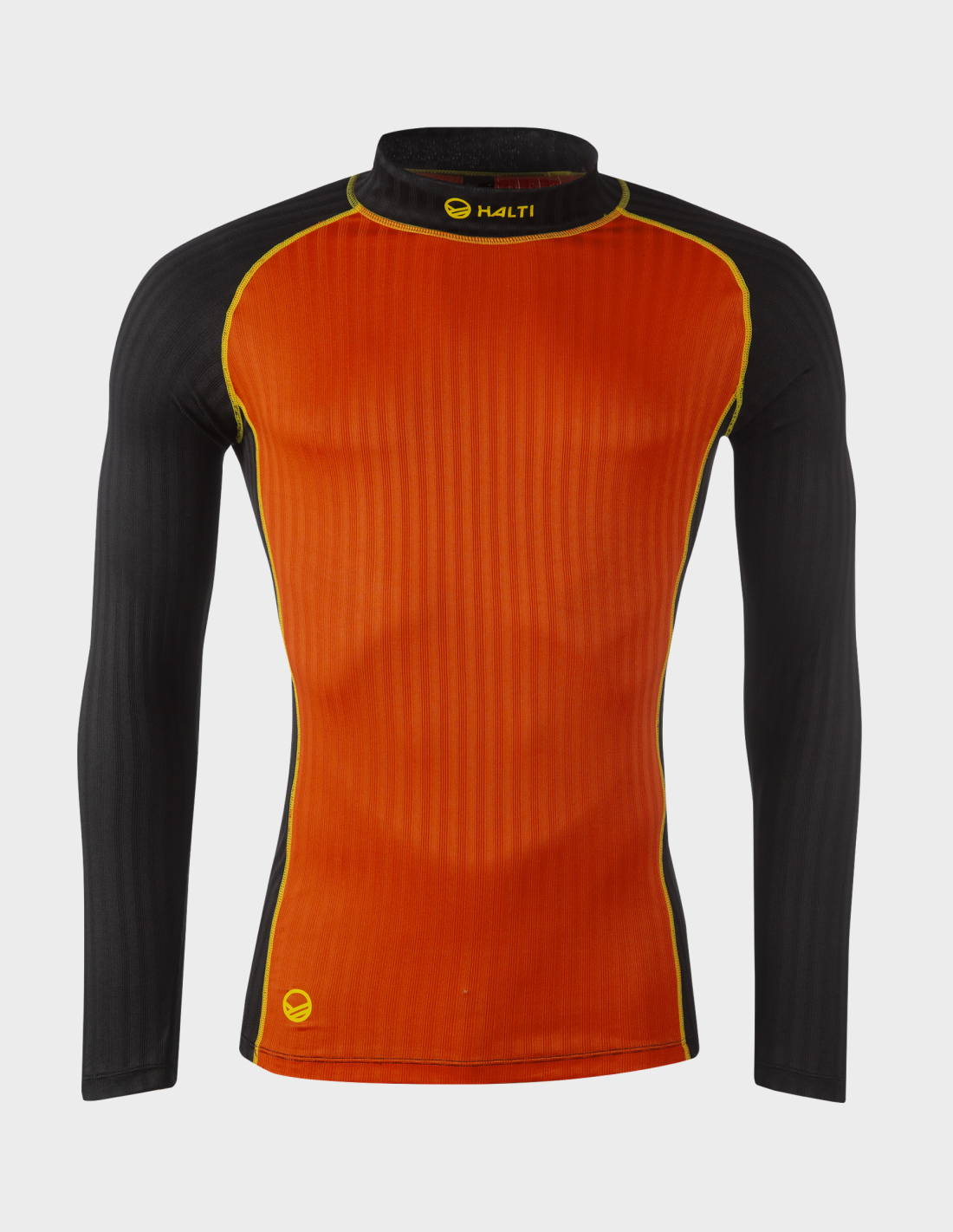 H086-0284/N4899 ORANGE.COM / BLACK HALTI AVION LIGHT M SHIRT - Męska Koszulka z Długim Rękawem