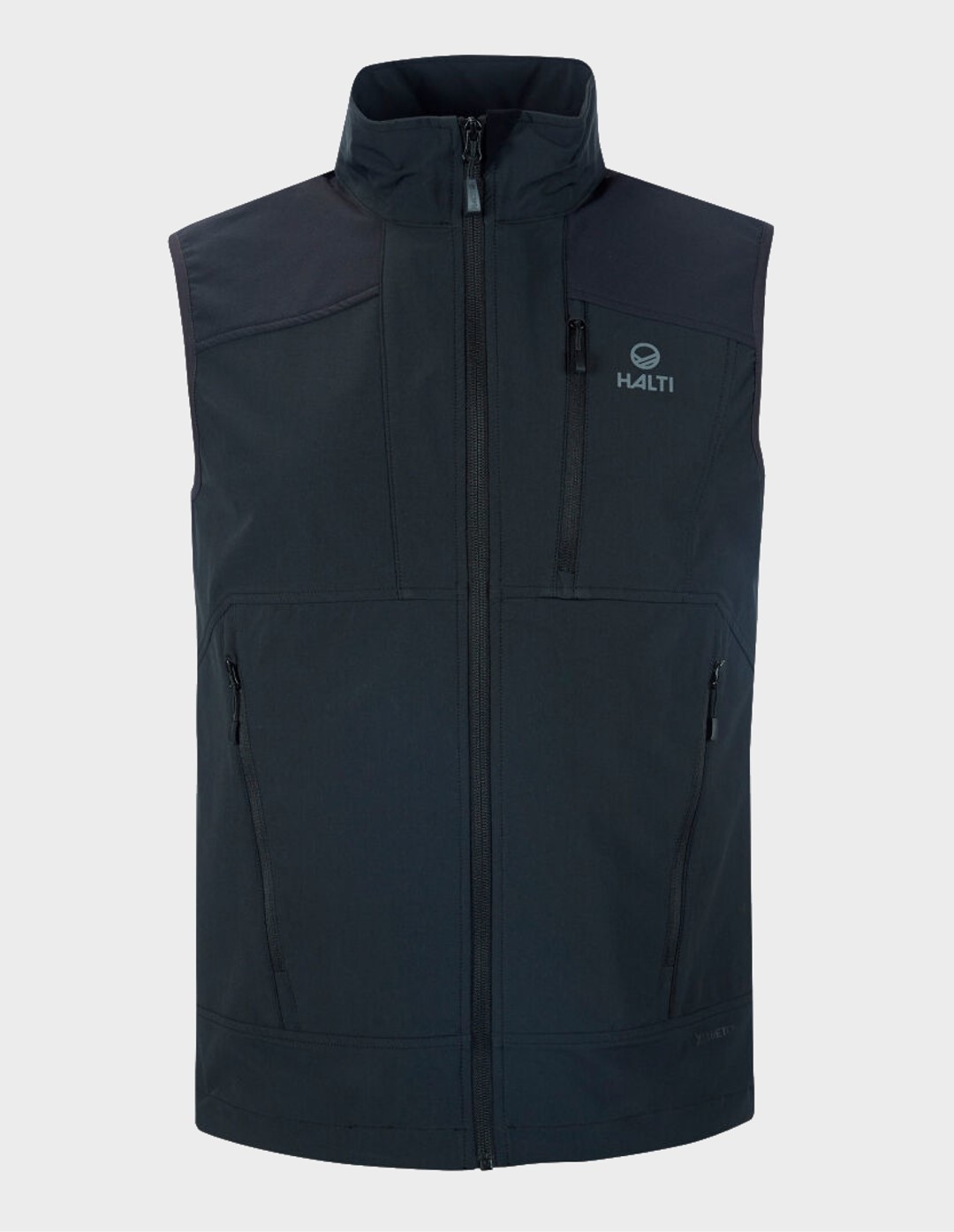 H064-0324/L29 Anthracite Grey HALTI PALLAS M X-STRETCH VEST - Męska Kamizelka