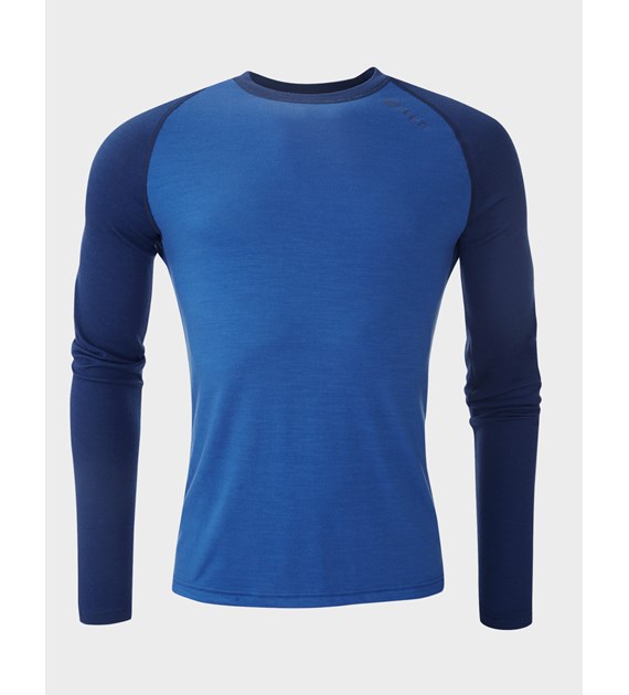 H059-2412/S34 SPORT BLUE HALTI PIHKA M SHIRT - Męska Bielizna Koszulka Merino