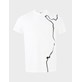 H065-0366/P00 WHITE HALTI RETKI T-SHIRT ORG. COTTON M - Męska Koszulka T-shirt