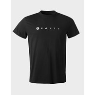 H065-0366/P99 BLACK HALTI RETKI T-SHIRT ORG. COTTON M - Męska Koszulka T-shirt