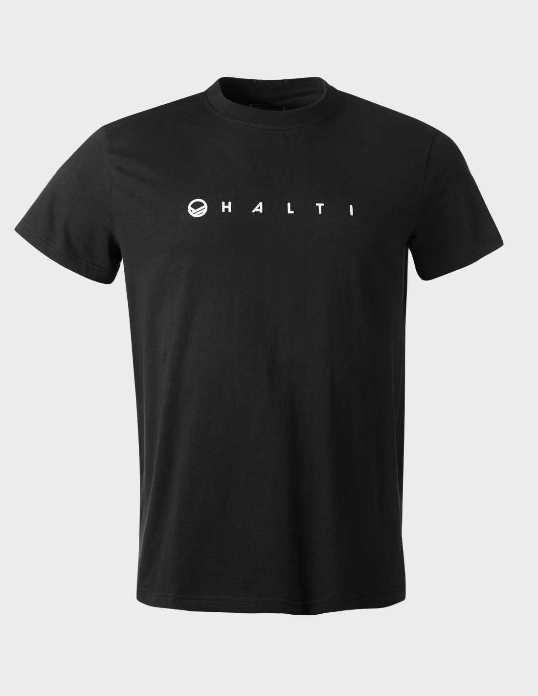 H065-0366/P99 BLACK HALTI RETKI T-SHIRT ORG. COTTON M - Męska Koszulka T-shirt