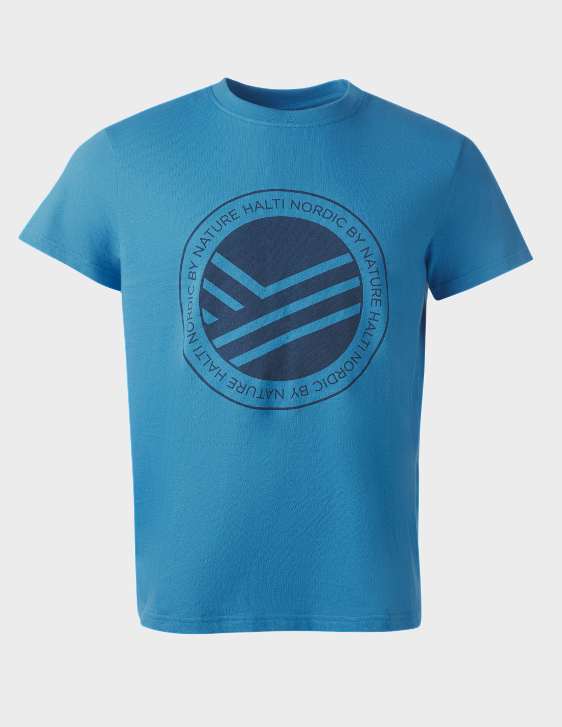 H065-0366/T33 METHYL BLUE HALTI RETKI T-SHIRT ORG. COTTON M - Męska Koszulka T-shirt