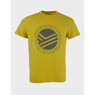 H065-0366/T72 A. YELLOW HALTI RETKI T-SHIRT ORG. COTTON M - Męska Koszulka T-shirt