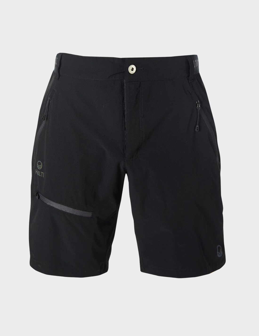 H064-0362/P99 BLACK HALTI PALLAS M X-STRETCH LITE SHORTS - Męskie Spodenki Trekkingowe