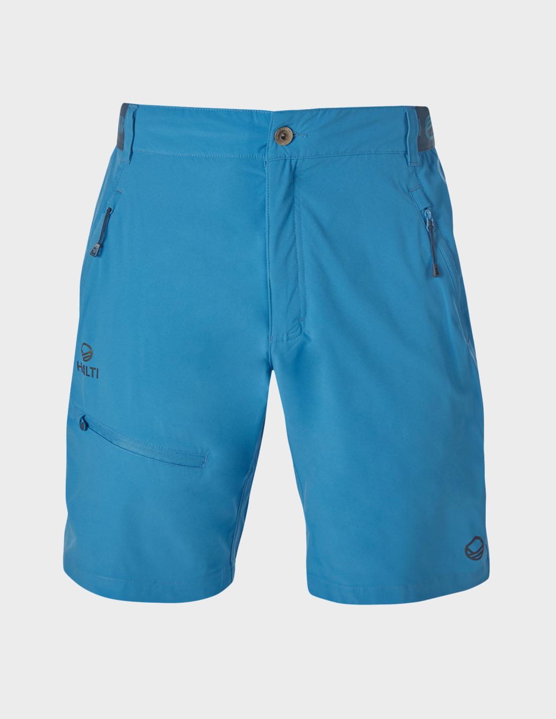 H064-0362/T33 METHYL BLUE HALTI PALLAS M X-STRETCH LITE SHORTS - Męskie Spodenki Trekkingowe