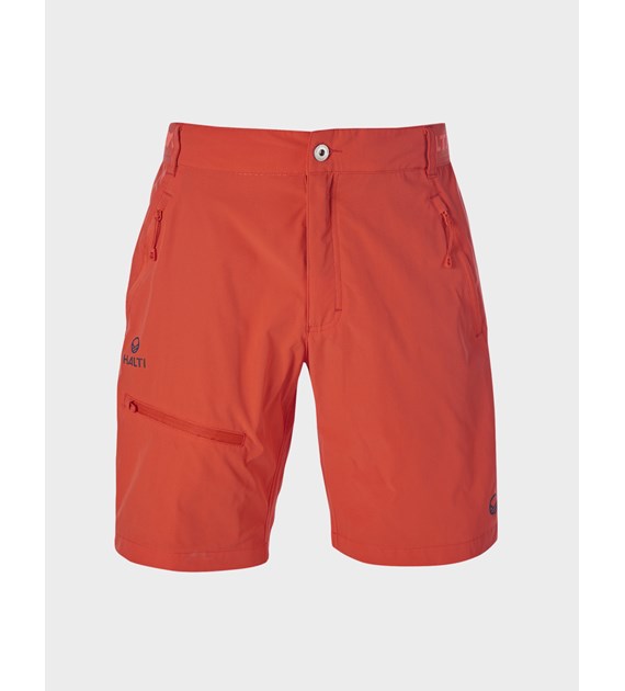 H064-0362/T65 TOMATO RED HALTI PALLAS M X-STRETCH LITE SHORTS - Męskie Spodenki Trekkingowe