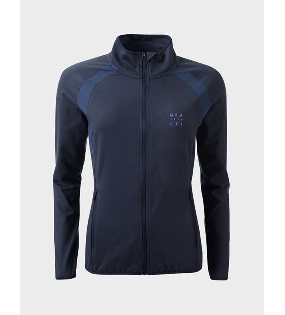 088-0073/T39 B. IRIS BLUE HALTI REITTI W LAYER JACKET - Damska Kurtka