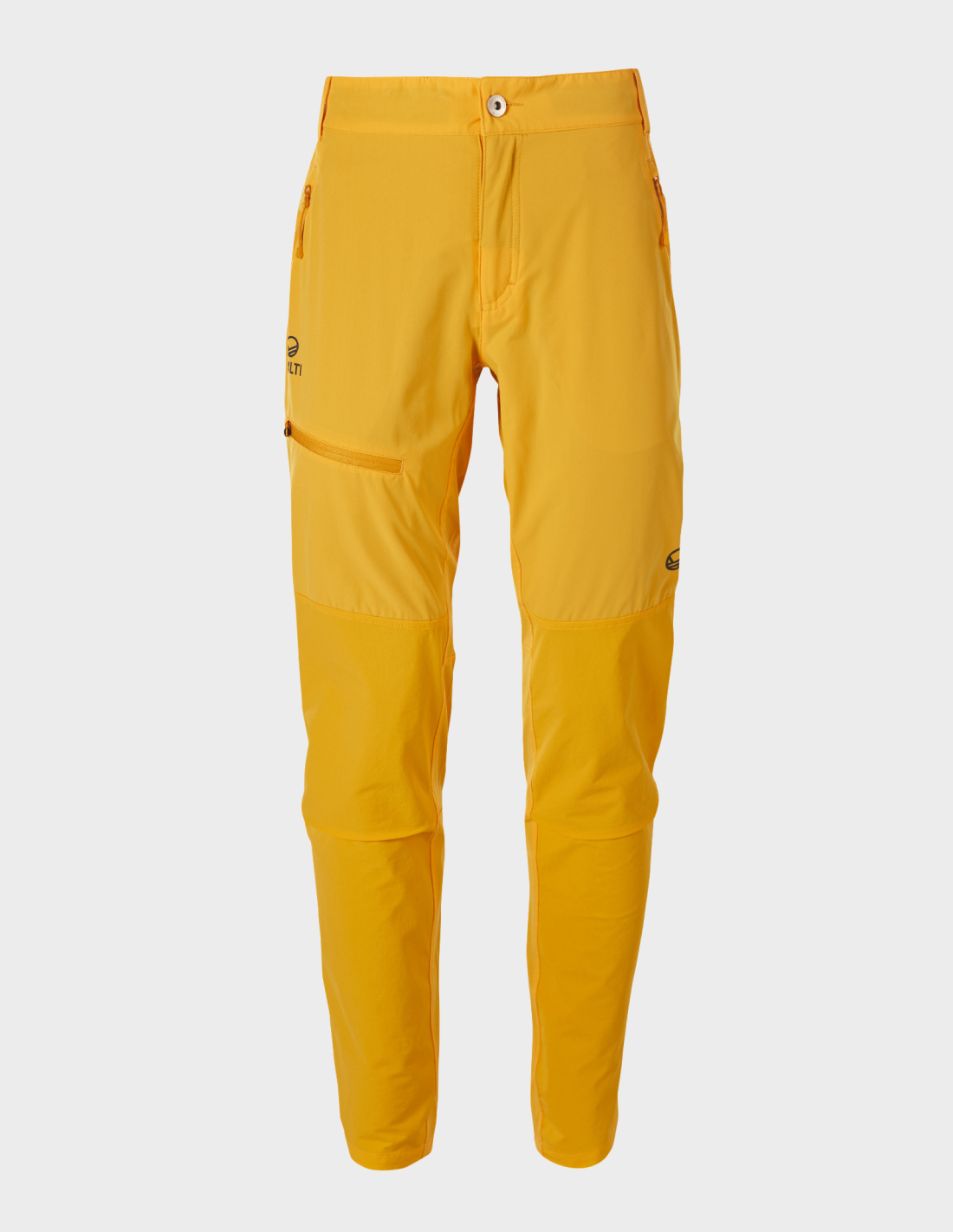 H064-0382/T45 S. YELLOW HALTI PALLAS II W X-STRETCH LITE PANTS - Damskie Spodnie Trekkingowe