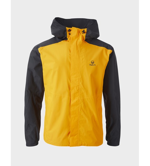 H064-0370/T45 S. YELLOW HALTI FORT M DX SHELL JACKET - Męska Kurtka Trekkingowa