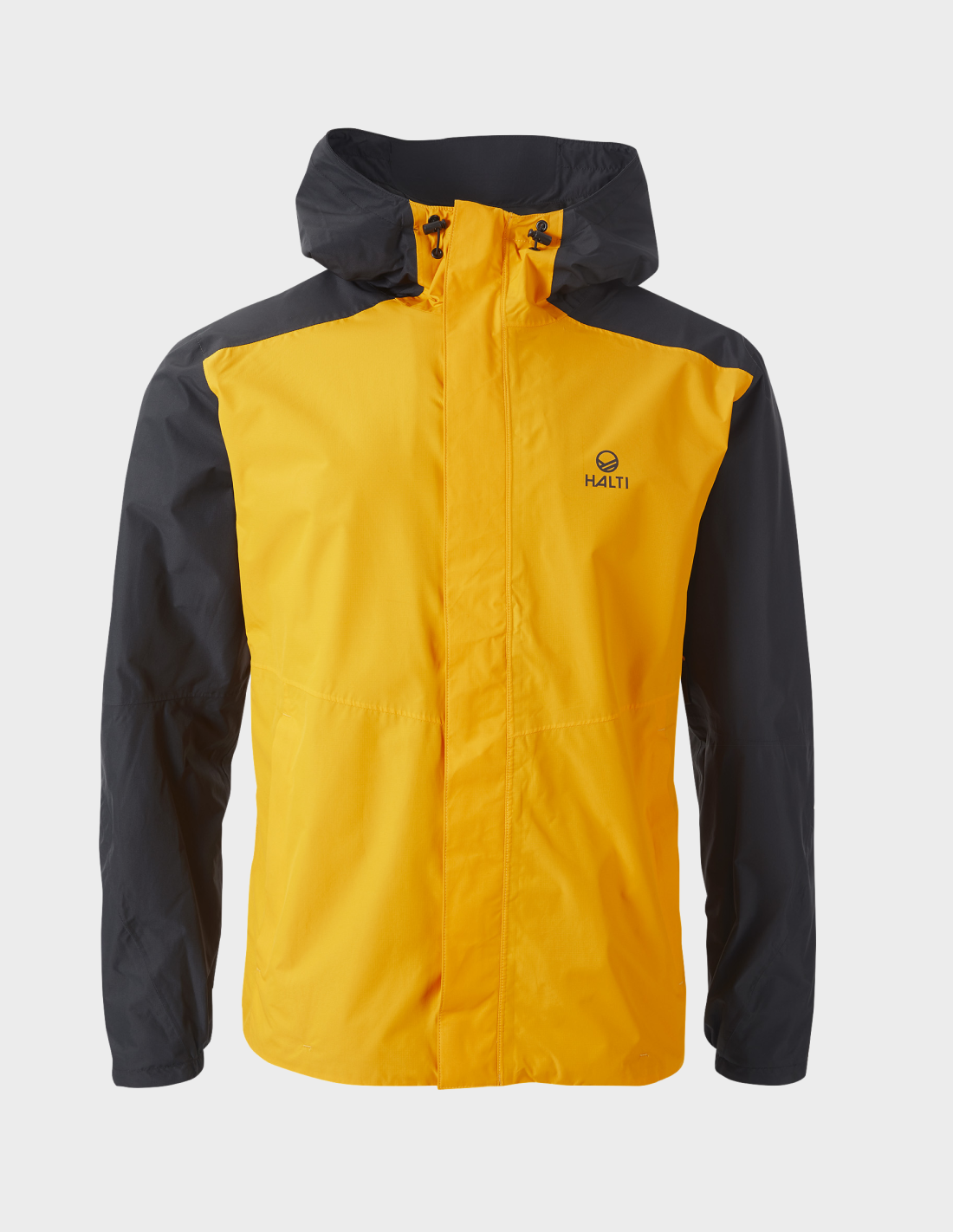 H064-0370/T45 S. YELLOW HALTI FORT M DX SHELL JACKET - Męska Kurtka Trekkingowa