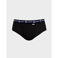 H086-0577/P99 BLACK HALTI AVION WINDY M BRIEF - Męskie Slipy