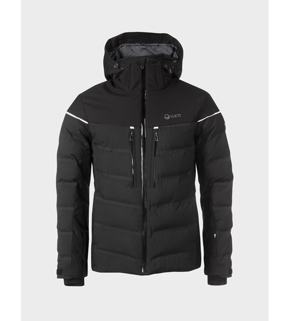 H059-2541/P99 BLACK HALTI WISEMAN M SKI JACKET - Męska Kurtka Narciarska