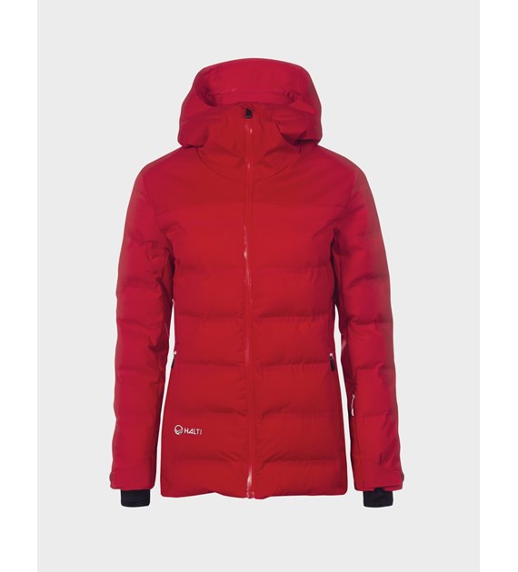 H059-2550/U64 FIERY RED HALTI LIS W SKI JACKET - Damska Kurtka Narciarska