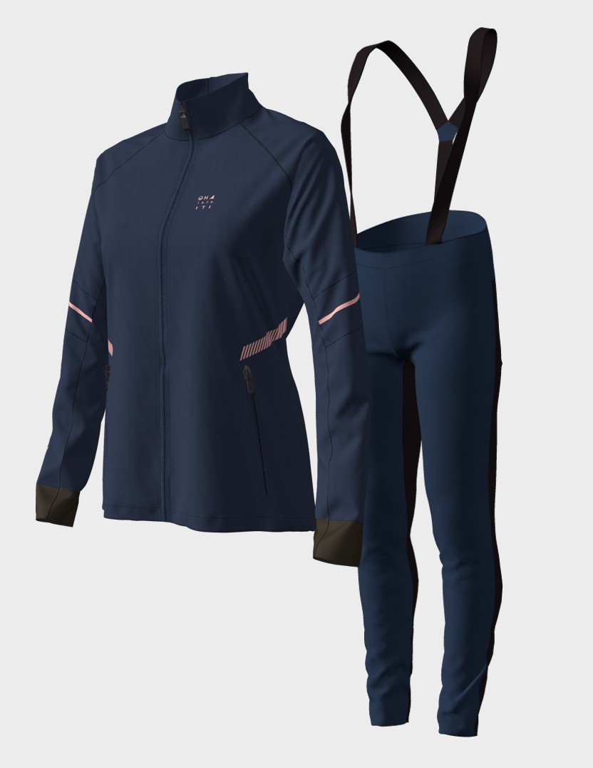 H086-0587/U39 HALTI KIIRUNA W XCT SOFTSHELL SET - Damski Komplet XCT