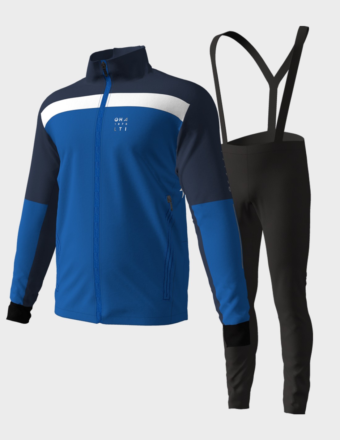 086-0599/U35 NAUTICAL BLUE HALTI OSLO M XCT SOFTSHELL SET - Męski Komplet XCT