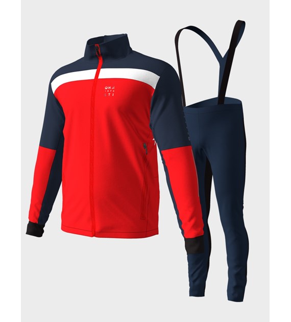 H086-0599/U64 FIERY RED HALTI OSLO M XCT SOFTSHELL SET - Męski Zestaw XCT