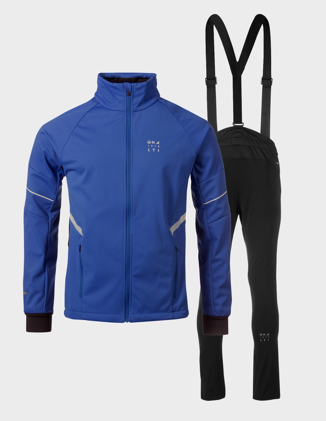 H086-0600/U35 NAUTICAL BLUE HALTI SEEFELD M XCT SOFTSHELL SET - Męski Komplet XCT