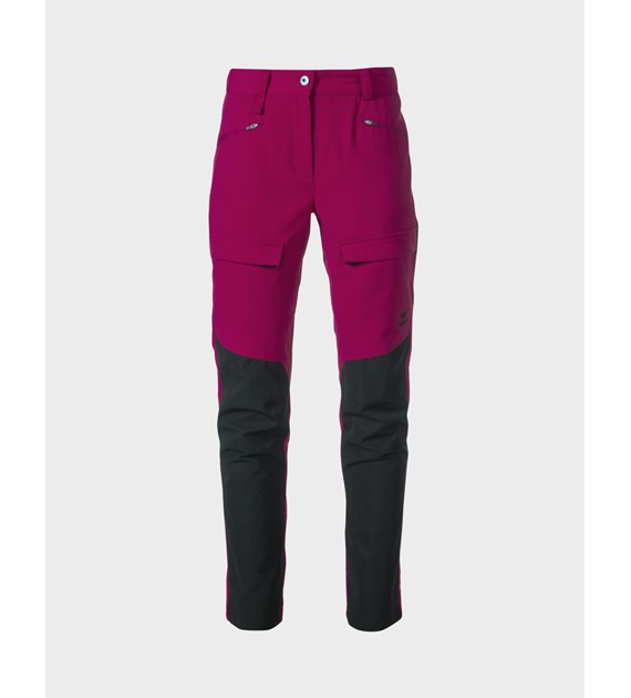 H064-0428/U63 CERISE PINK HALTI HIKER II W OD PANTS - Damskie Spodnie Trekkingowe