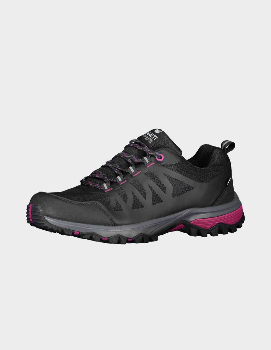 H054-2696/P99 BLACK HALTI SISU LOW DX W TRAIL SHOE - Damskie Buty Trekkingowe