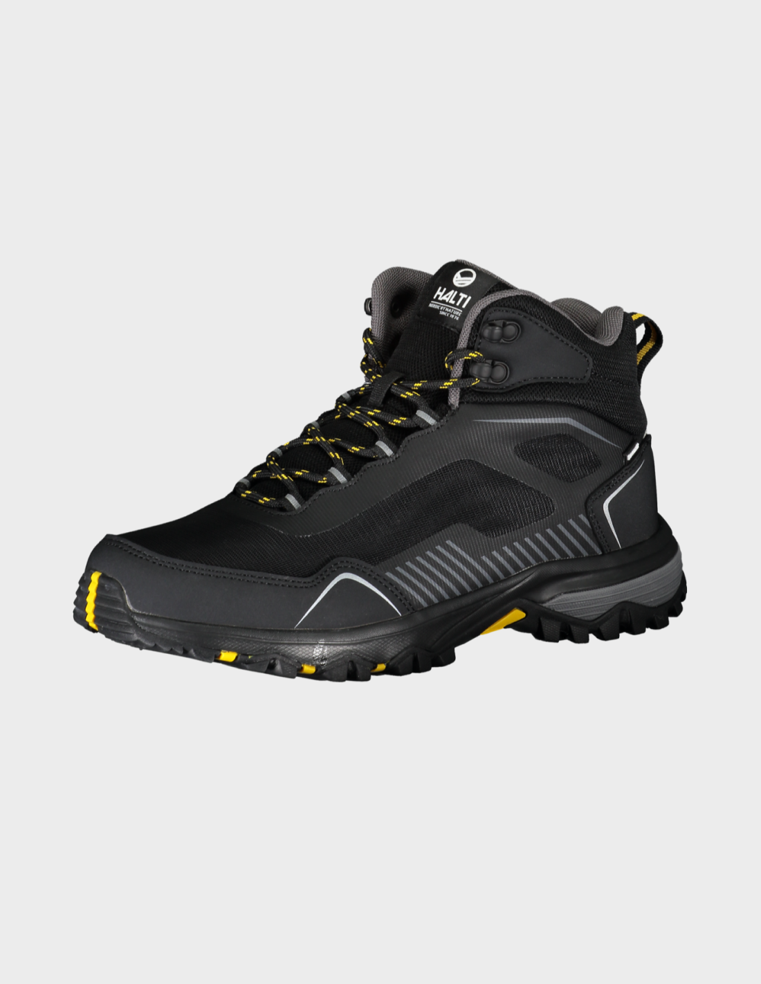 H054-2697/P99 BLACK ARNE MID DX M TRAIL SHOE - Buty Trekkingowe Męskie