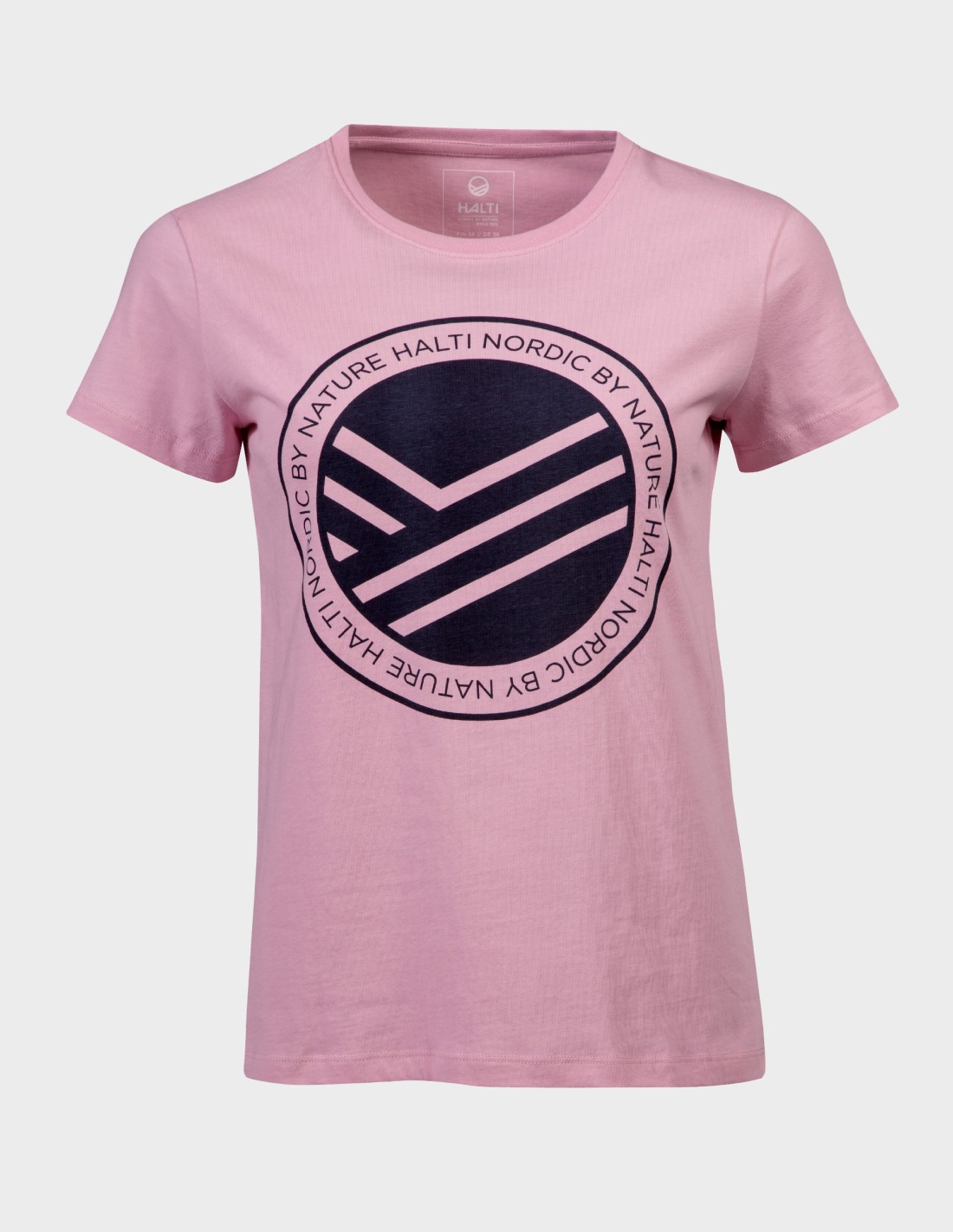 H064-0491/V62 CAMEO PINK HALTI RETKI W III T-SHIRT ORGANIC CO - Damska Koszulka