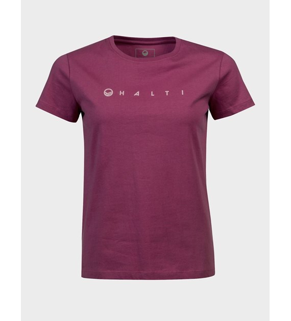 H064-0491/V66 MAGENTA HAZE PINK HALTI RETKI W III T-SHIRT ORGANIC CO - Damska Koszulka