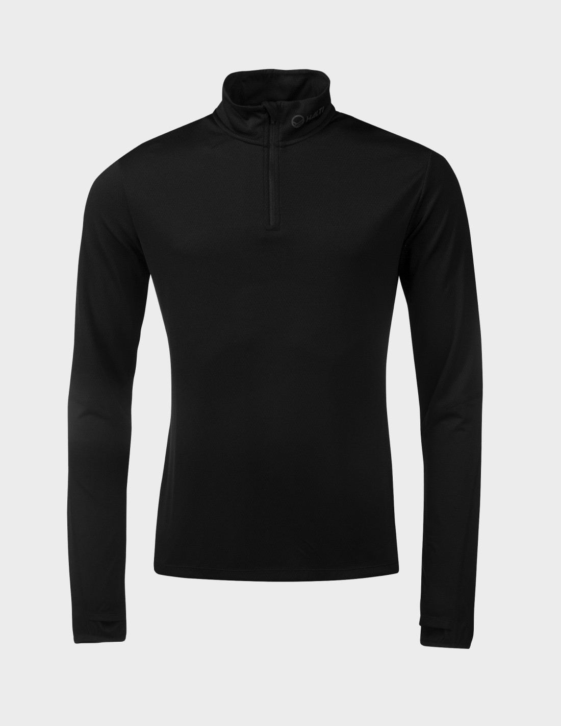 H088-0110/P99 BLACK HALTI URBANITE M TRAINING HALF ZIP SHIRT - Męska Bluza Krótki Zamek