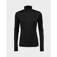 H088-0103/P99 BLACK HALTI URBANITE W TRAINING HALF ZIP SHIRT - Damska Bluza Krótki Rękaw