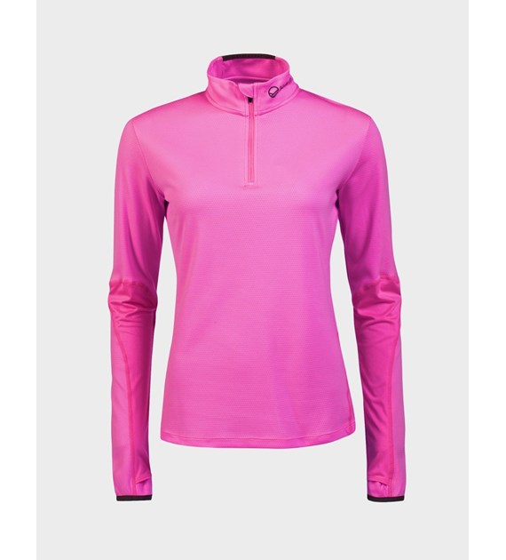 H088-0103/V63 ROSE VIOLET HALTI URBANITE W TRAINING HALF ZIP SHIRT - Damska Bluza Krótki Rękaw