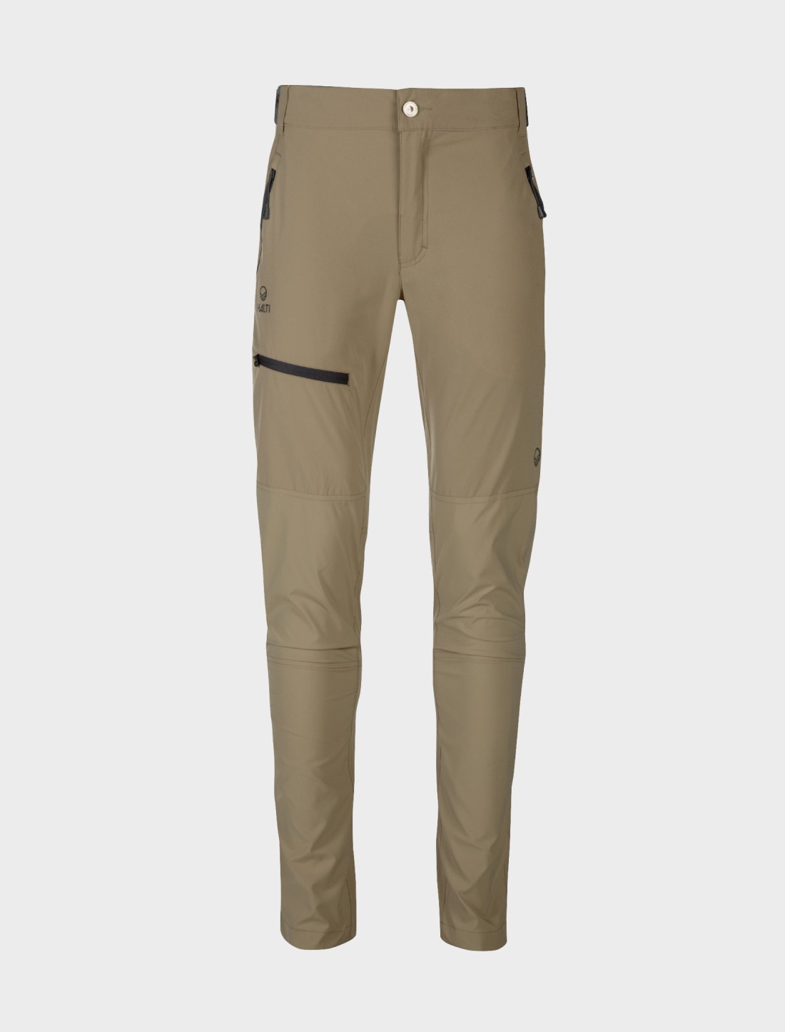 H064-0382/V05 KELP BEIGE HALTI PALLAS W X-STRETCH LITE PANTS - Damskie Spodnie Trekkingowe