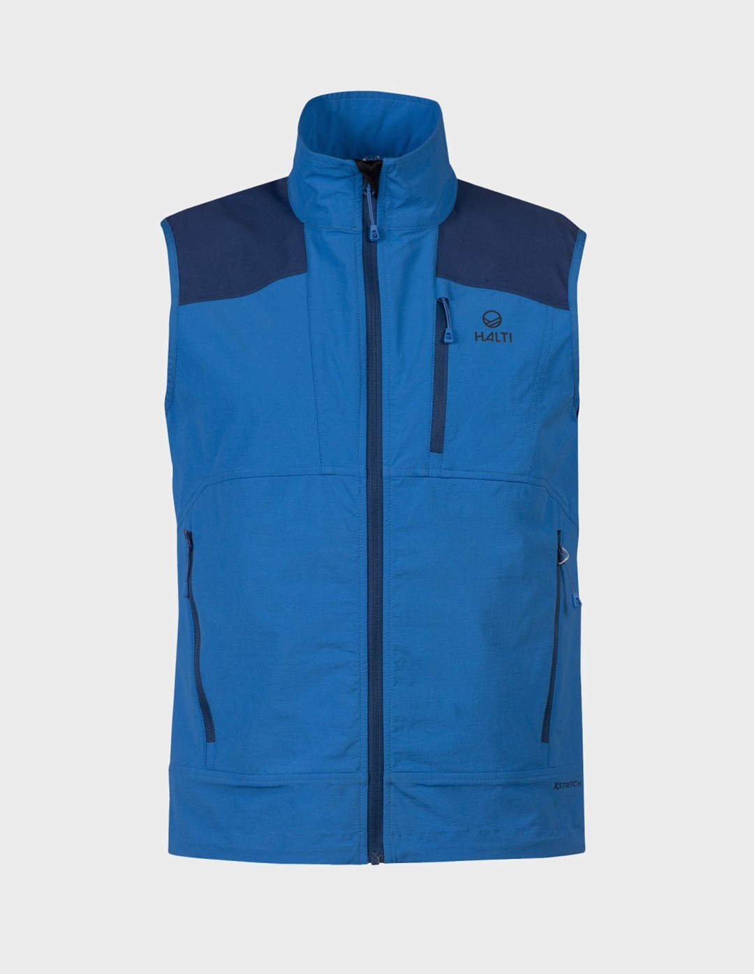 H064-0324/V34 FRENCH BLUE HALTI PALLAS M X-STRETCH VEST - Męska Kamizelka