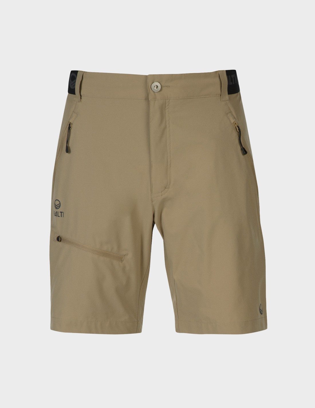 H064-0362/V05 KELP BEIGE HALTI PALLAS M X-STRETCH LITE SHORTS - Męskie Spodenki